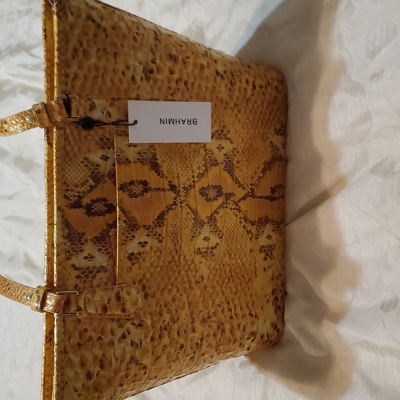 Brahmin Medium Asher Canary Solid Melbourne - Picture 5 of 12